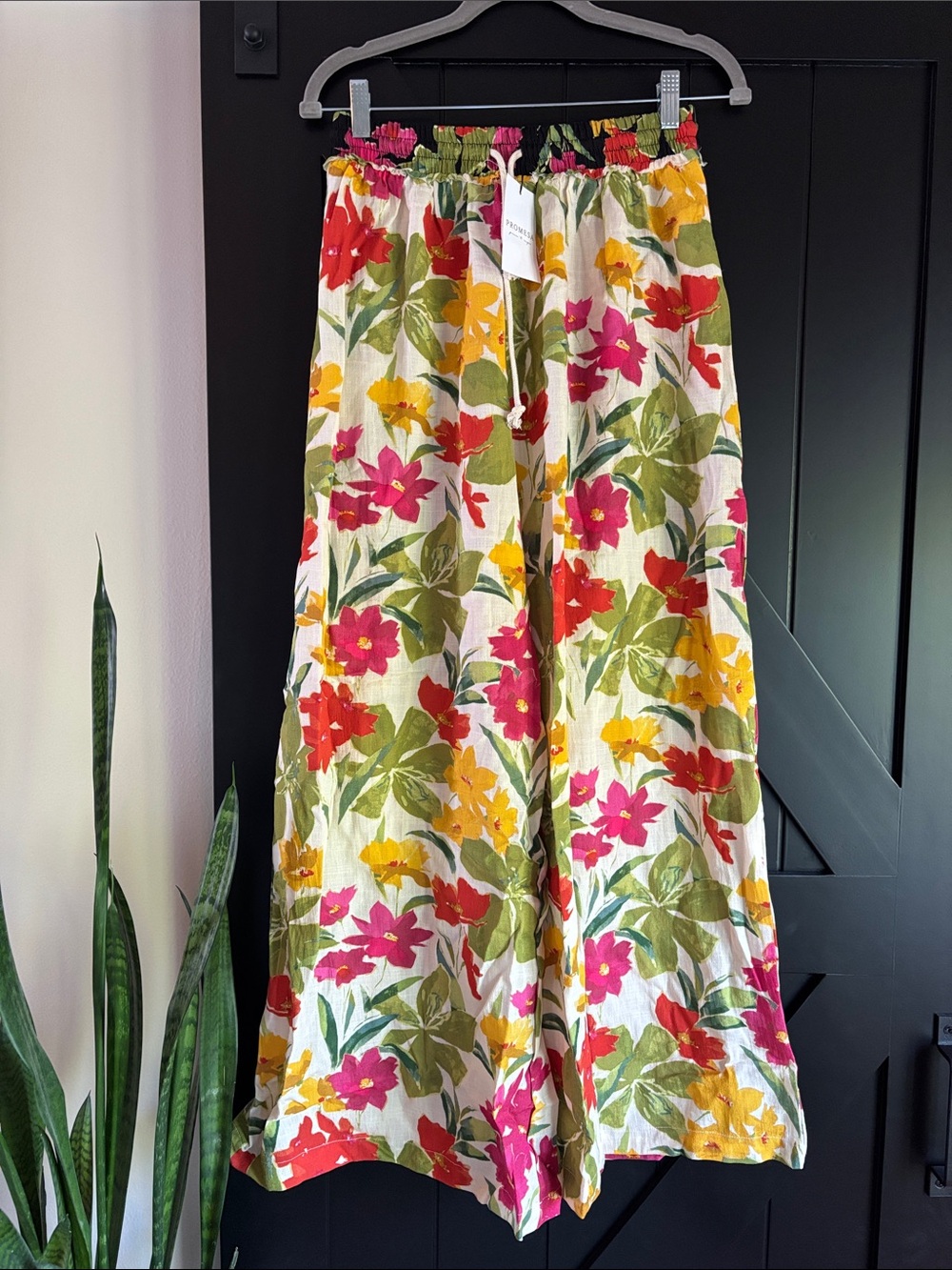 Floral Wide Leg Pant